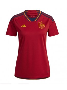 Spanien Replika Hemmakläder Dam VM 2022 Kortärmad
